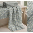 thumbnail image 6 of Soimoi White Cotton Cambric Fabric Forget Me Not Bush Floral Print Fabric By the Yard 58 Inch Wide, 6 of 7