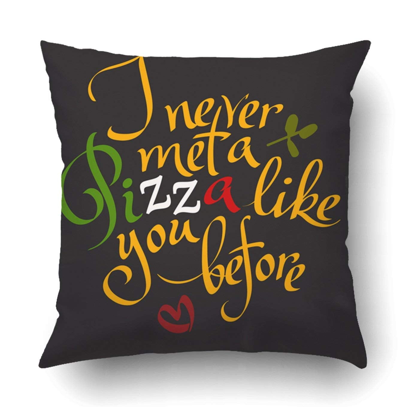 Pizza Princess Funny Pizza Lover Throw Pillow Multicolor 16x16
