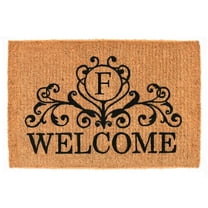Calloway Mills Kingston Welcome Outdoor Doormat 3' x 6' x 1.5" (Letter F)