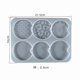 thumbnail image 4 of Molde de posavasos de silicona, moldes de posavasos pequeños de seis rejillas for manualidades de resina DIY, 4 of 4