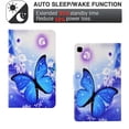 thumbnail image 4 of ELEHOLD Flip Leather Case design for Samsung Galaxy Tab A7 Lite 8.7 (2021) Card Slots Kickstand Function Cute Pattern Shockproof Case,(T220/T225),A, 4 of 8