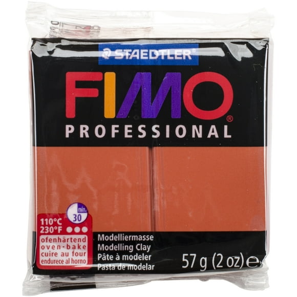 Fimo Professional Soft Polymer Clay 2Oz-Terra Cotta