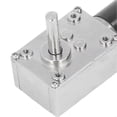 thumbnail image 3 of DC Geared Motor Small 18W Large Torsion Reversible Turbine Worm Speed Reduction Motor with Self Locking DC12V 0‑100RPM Per Minute, 3 of 4