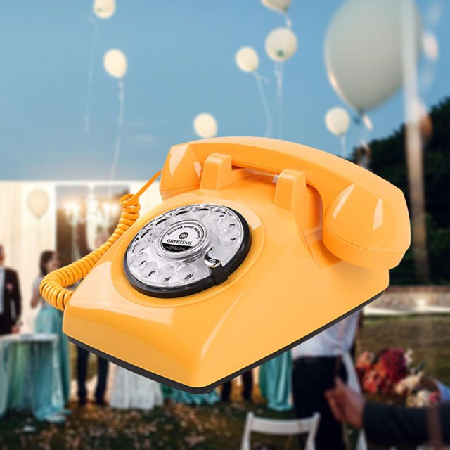 Libro de Teléfono,Banquete de boda Libro de Teléfono,Botón Vintage teléfono con cable teléfono de escritorio,Teléfono Teléfonos Clásicos Teléfono Vintage Antiguo,Retro perfecl Libro de Visitas Teléfono