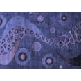 thumbnail image 1 of Ahgly Company Indoor Rectangle Oriental Blue Modern Area Rugs, 8' x 12', 1 of 4