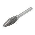 thumbnail image 2 of Grinder Burr Tool, 6mm Shank Diameter YG8 Alloy Grinding Bit Wide Application Durable  For Grooving For Chamfering, 2 of 8