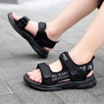 thumbnail image 6 of CAUYDY Boys Sports Active Sandals Open Toe Athletic Summer Shoe Adjustable Strap Lightweight Sandals(L101-Black,3.5), 6 of 9