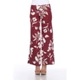 thumbnail image 1 of White Mark Pantalon Palazzo à Fleurs pour Femmes, 1 of 4