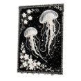 thumbnail image 2 of Black Background Pearl Diamond Painting Kit for Adults, DIY Special Shape Pearl Gem Art Kit, Peacock Dragon Tiger Deer Angel Wing Jellyfish Pattern, Rhinestone Canvas Wall Decor Craft Gift, 2 of 9
