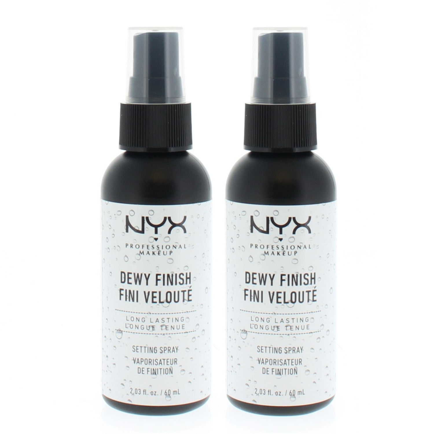 Nyx Dewy Setting Spray Before And After