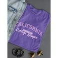 thumbnail image 3 of College League California T-Shirt Women -Image by Shutterstock, Female Large, 3 of 4