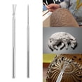 thumbnail image 4 of 2PCS Crafts Ribbon Pro Fimo Polymer Pottery Carving Clay Modeling Needle Detail Tool Ceramics Pin 2PCS STYLE 1, 4 of 8