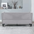 thumbnail image 7 of 65 Inch Loveseat Sofa, 2 Seater Sofa with Wood Frame and 2 Pillows, Modern Velvet Lounge Couch Sofa, Small Couches for Living Room, Bedroom, Apartment, 7 of 7