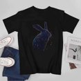 thumbnail image 4 of Rabbit T-shirt realism T-shirt Art Trendy shirt Cute rabbit shirt, 4 of 5