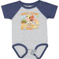 thumbnail image 3 of Inktastic First Birthday Holy Cow Boys or Girls Baby Bodysuit, 3 of 5