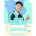 thumbnail image 2 of Auriculares iClever Kids con cable de 85 dBA, volumen seguro, color verde, 2 of 7