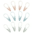 thumbnail image 4 of FRCOLOR Assorted Color Windproof Clothespins with Rope for Clamping Clothes Made of PP 12 Pieces, 4 of 7