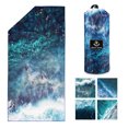 thumbnail image 1 of 4Monster Microfiber Beach Towel, Quick Dry Lightweight Towel, Large, OceanC, L, 1 of 6