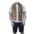 thumbnail image 2 of Autumn Gym Towel, Season Camp Items Marshmallow Hot Chocolate Campfire Pumpkin Fall, One-Sided Quick Dry Microfiber for Beach Fitness & Swimming, 60" x 30", Dark Taupe and Pale Orange, by Ambesonne, 2 of 2