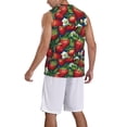 thumbnail image 5 of Rocae Strawberry2 for Men's Basketball Jersey Lightweight and Breathable Athletic Tank Top,Quick-Drying Sports Jersey 3X-Large, 5 of 9