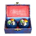thumbnail image 2 of 2 Pcs Balles de Massage, Balles d'Exercice Chinoises avec Boîte de Rangement, Balles de Bain Durables Réutilisables Portables, Balles de Santé Chinoises pour Personnes Âgées Colorées Bleu, 2 of 8
