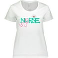 thumbnail image 3 of Inktastic Cute Nurse Stethoscope and Hat Women's Plus Size T-Shirt, 3 of 5