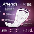thumbnail image 4 of Attends Premier Overnight Female Incontinent Pad Overnight 15" L ALI-ONBCP, 47, 30 Ct, 4 of 4
