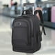 thumbnail image 5 of Mochila con ruedas, bolsa para ordenador, tela Oxford, bolsa de equipaje de mano, maleta con ruedas para acampar, negocios, viajes nocturnos, adultos Negro, 5 of 10