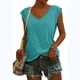 thumbnail image 2 of Tops Para Mujer Elegante Blusa Casual Moda Causal Cuello en V Impresión Sólido Camiseta Sin Mangas Odeerbi ODB160765, 2 of 4