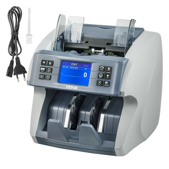 Money Counter Business Cash Register Bill Counter Cash Machine, Currency Counting Machine Banknote Counter ,Security Protection