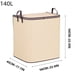 thumbnail image 2 of Bolsa Organizadora De Gran Capacidad, Tipo Cesta De Tela a Rayas, Ideal Para Guardar Ropa, Edredones Y Artículos Del Hogar. Cierre De Cremallera Resistente Y Asa Portátil., 2 of 7