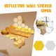 thumbnail image 1 of Pegatinas de pared de espejo hexagonal - Azulejos decorativos 3D de acrílico 3D en pack de 12 para decoración del hogar, 1 of 7