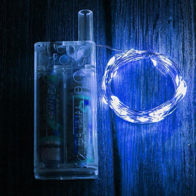 Poste De Luz Lámpara Luces de hadas LED Caja de batería de alambre de cobre Cadena de ramo de flores para San Valentín