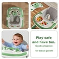 thumbnail image 3 of MINGYI 4-in-1 Foldable Baby Walker with wheels- Multi-functional, Height Adjustable (Green), 3 of 10