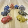 thumbnail image 2 of Juguetes Divertidos Para Morder De Dedos Niños Leones Hipopótamos Elefantes Cocodrilos Tiburones Coleccionables Zoo Gao Jiahui unisex, 2 of 2
