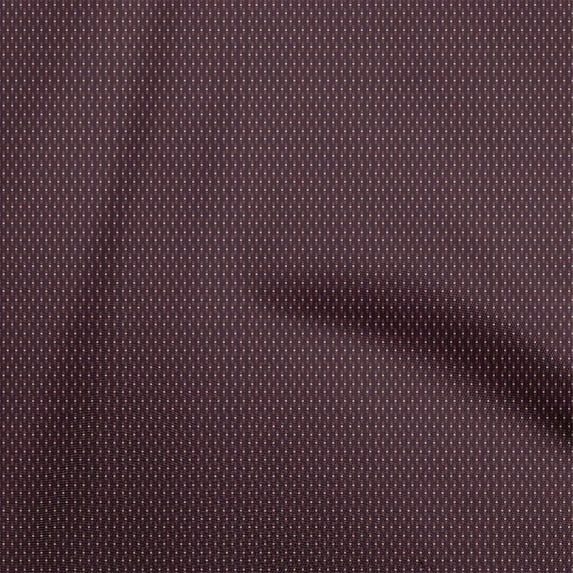 oneOone Polyester Spandex Chocolate Brown Fabric Geometric Sewing Fabric By The Yard Printed Diy Clothing Sewing Supplies 56 Inch Wide