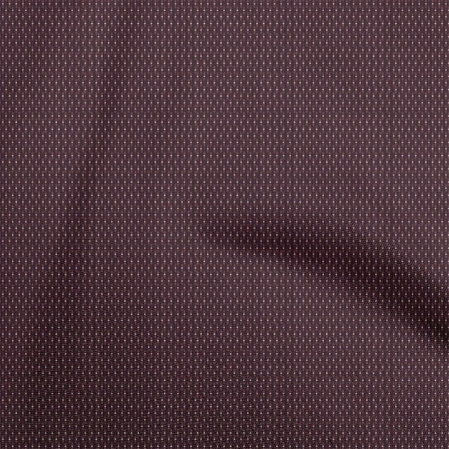 oneOone Tissu en Rayonne Brun Chocolat Matériel de Couture Géométrique Imprimé Tissu au Mètre 56 Pouces de Large