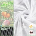 thumbnail image 3 of 78x10Ft Mosquito Netting Garden Mesh Netting, Bug Insect Mosquito Fly Bird Net, Animals Barrier Protection Net, White 3x24m, 3 of 7