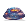 thumbnail image 4 of Owl Reading 18x18in 2-Piece Cotton Fleece Throw Pillow Covers, Shrink Resistant, Hidden Zip, 4 of 6