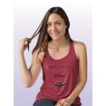 thumbnail image 2 of Be The Energy You Want Racerback Tank Women -Image by Shutterstock, Female Medium, 2 of 4