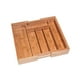 thumbnail image 1 of Yuarrent Bandeja para cubiertos de bambú no retráctil de cocina, caja de almacenamiento, vajilla, hogar, cocina, herramientas de joyería, Organizadores de utensilios de cocina, 1 of 6
