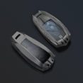thumbnail image 4 of Zinc Alloy Key Fob Cover,Keychain,Full Protection Car Key Case for Benz 2019-2021 A-Class C-Class G-Class 2017-2020 E-Class S-Class 2018-2022 CLS Smart Keyshell Accessories,Gun Color, 4 of 7