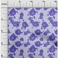 thumbnail image 1 of oneOone Georgette Viscose Light Purple Fabric Florals Sewing Material Print Fabric By The Yard 42 Inch Wide-5DI, 1 of 1