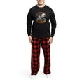 thumbnail image 5 of CafePress - No Shoes No Clothes No Problem - Men's Long Sleeve Loose Fit Cotton Dark Pajama Set, 5 of 7