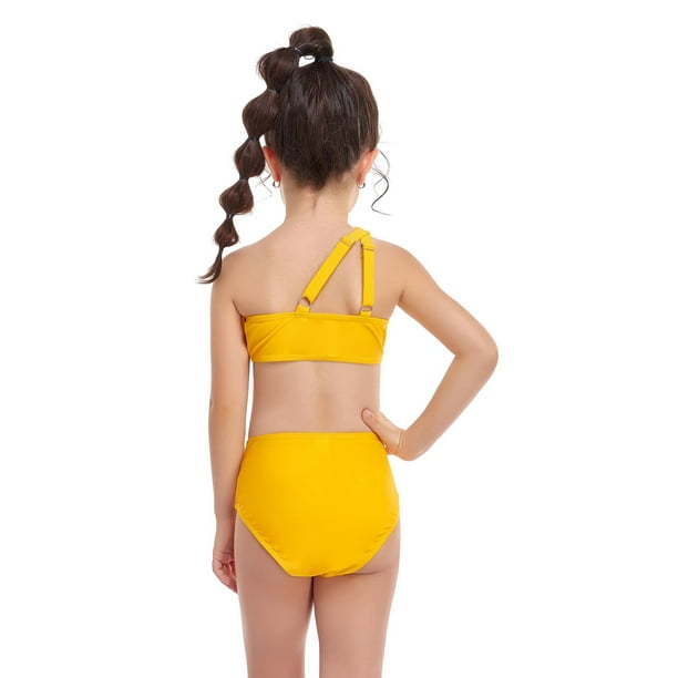 New Children's Sports Bikini Swimsuit High Waist Swimwear Girls Bathing Suit  Beachwear - China Bikini and Boy Swimwear price