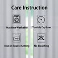 thumbnail image 6 of Haperlare Gray Kitchen Curtains 27"Wx36"L Linen Solid Button Tab Top Cafe Tier Curtains Light Filtering Curtains for Living Room Bathroom, 2 Panels, 6 of 7