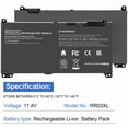 thumbnail image 5 of RR03XL BATTERY FOR HP ProBook 430 440 450 470 G4 G5 Series 851610-850 851477-832, 5 of 5