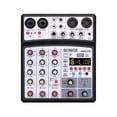 thumbnail image 3 of Máquina de sonido Mezclador de sonido de audio BT de 4 canales portátil Consola de DJ de mezcla multifuncional Mezclador de efectos USB 16 DSP BOMGE Máquina de sonido, 3 of 6