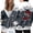 Navy, variant on Zhanying Palm Hoodie for Women Pink Y2K Tops,Women's Christmas Printed Hoodie With Casual Loose Zipper Hoodie