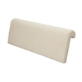 thumbnail image 4 of Cojín de cabecera de esponja suave con soporte para almohada individual, ideal para dormitorios y oficinas. Blanco, 4 of 9